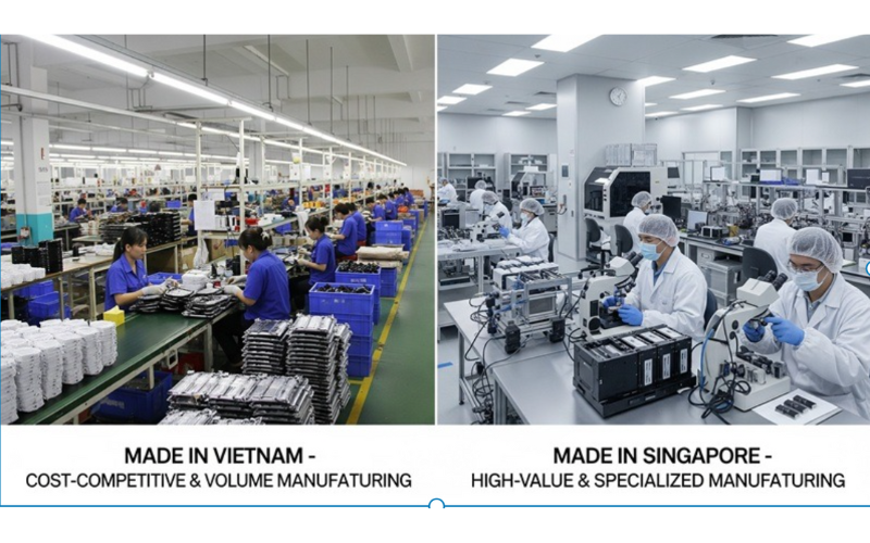 Made in Vietnam vs. Made in Singapore