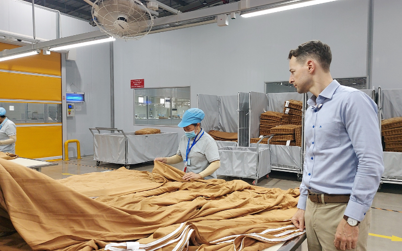 FVSource doing due dilligence in a factory