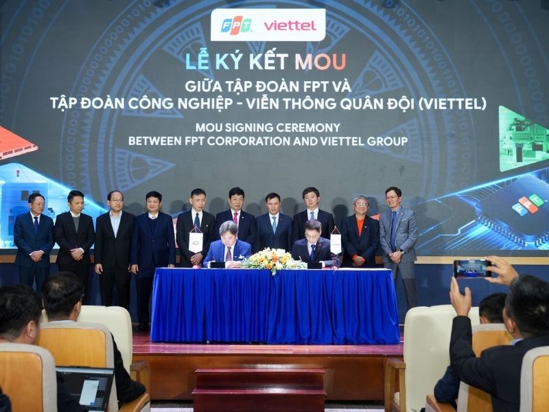 Viettel & FPT's  MOU Signing Ceremony in Vietnam