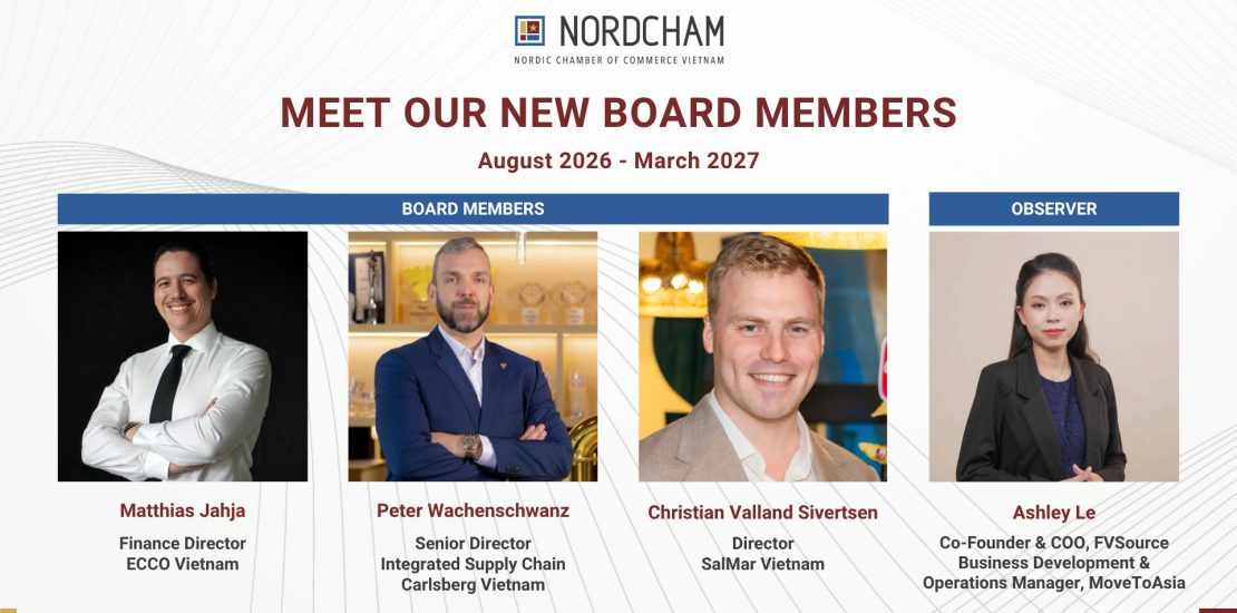 Ashley’s Role as NordCham Board Observer